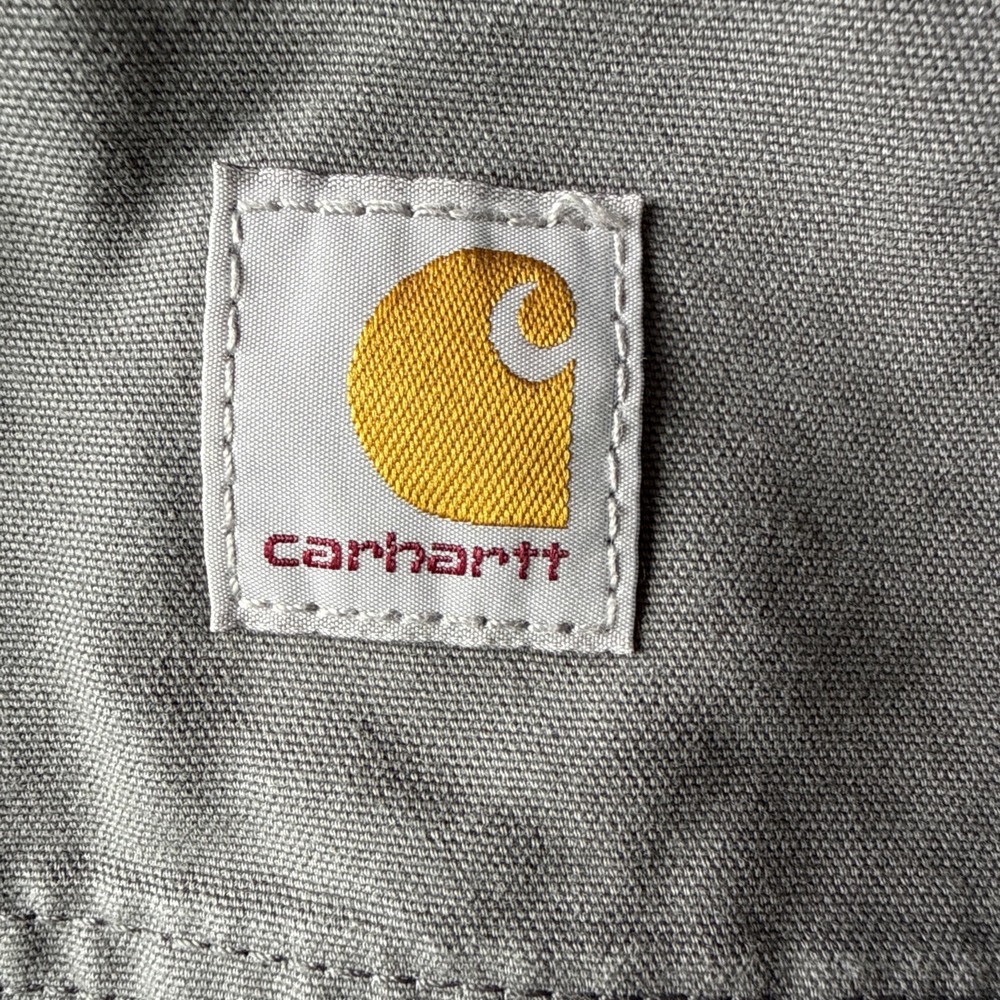 Carhartt Carpenter Shorts Mens Size 28 B147STL Work Canvas LOOSE FIT GREEN NWOT - Picture 4 of 6